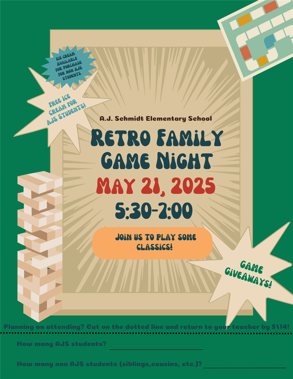  Retro Family Game Night!